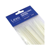 Amarra Plástica Natural 300 X 4,8 Mm 100u Lexo Blanco
