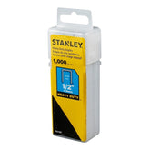 Grapas Stanley T50 1/2 (12mm) Caja 1000 Unidades Tra708t