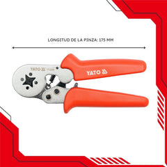 Pinza Crimpeadora Conectores Terminales Tiff 0,2-6 Mm2 Yato