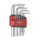 Juego De Llaves Allen 1.5 - 10 Mm. 9 Pzas. Force 5093