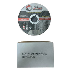 Disco Corte Promaster Inox/metal 4.1/2 X 1.0x22.2mm 50 Unid Gris Oscuro