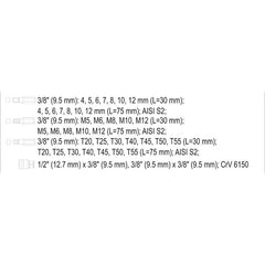 Juego De Puntas Torx Imbus Allen 40 Pzas. Yato Yt-0400