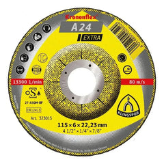 Disco De Desbaste 4.1/2 A24 Extra (323015) Klingspor Amarillo