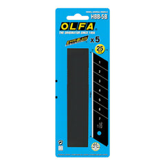 Repuesto Olfa Hbb-5b Excel Black Heavy Duty 25mm 5 Hojas