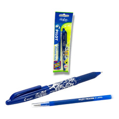 Set Lápiz Pilot Frixion Borrable 0.7mm + 1 Repuesto Azul