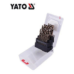 Juego Brocas De Cobalto 1-13mm 25pzas Yato Yt-41605