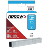 Grapas Arrow T50 1/2 (12mm) Caja 1250 Unidades 50824sp