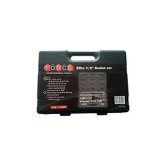 Juego De Dados Hexagonales 1/2`` 10-32mm (4223), Force Negro