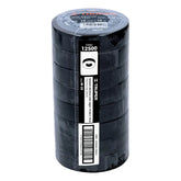 Huincha Aisladora Truper 19mmx18m Negra M-33 (8 Unidades) Negro Lisa