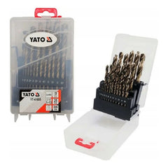 Juego Brocas De Cobalto 1-13mm 25pzas Yato Yt-41605