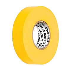 Huincha Aisladora Pvc 19 Mm X 18 M Amarillo M-33a Truper Amarillo Liso