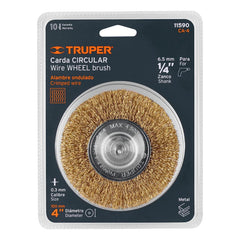 Escobilla Truper Circular P/talad.gruesa 4 # Ca-4 Amarillo