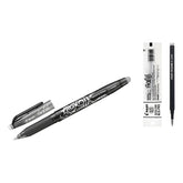 Pack Bolígrafo Pilot Frixion Ball 5 Con Repuesto De Tinta Termo Borrable Negra Negro