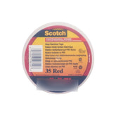 Cinta Aislante / Huincha Aisladora 3m 35 Rojo 19mm X 20mt Negro