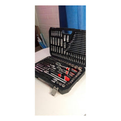 Juego De Dados Yato 216 Pcs Yt-38841 Kit De Herramientas Color Negro
