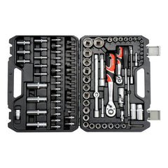 Juego De Dados 1/2 1/4 94pcs Yato Yt-12681 Negro