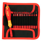 Juego De Brocas Y Llaves Vde Slimline De 1/4 Pulgadas Con 15 Bolígrafo, Color Rojo