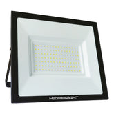Proyector Led 100w Telco Flat Pro 6000k Megabright Negro Blanco Frío