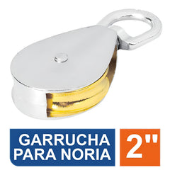 Garrucha Metálica Para Noria De 2', Fiero