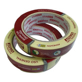 Pack 2 Cintas De Papel Para Enmascarar Masking Tape 24mmx40m Crema