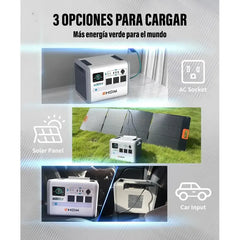 Estación De Energía Ehom 1024wh Batería Litio Larga Duración