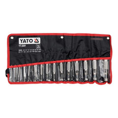 Juego De Sacabocados De Golpe 15pcs - Yato Yt-3591