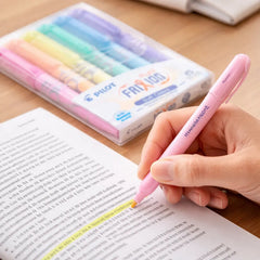 Set 6 Destacadores Frixion Light Soft Color Pastel Pilot Pasteles