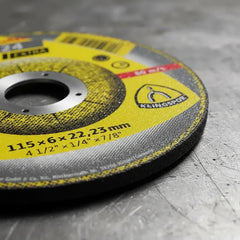 Disco De Desbaste 4.1/2 A24 Extra (323015) Klingspor Amarillo