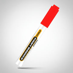 Marcador Óleo Monami Pro Paint Rojo Punta Redonda Resistente Agua