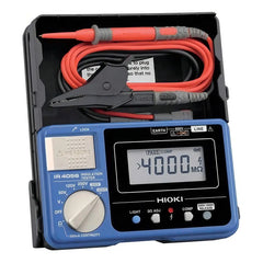 Medidor De Aislación Hioki Ir4056-20 + Cables Puntas Caimán
