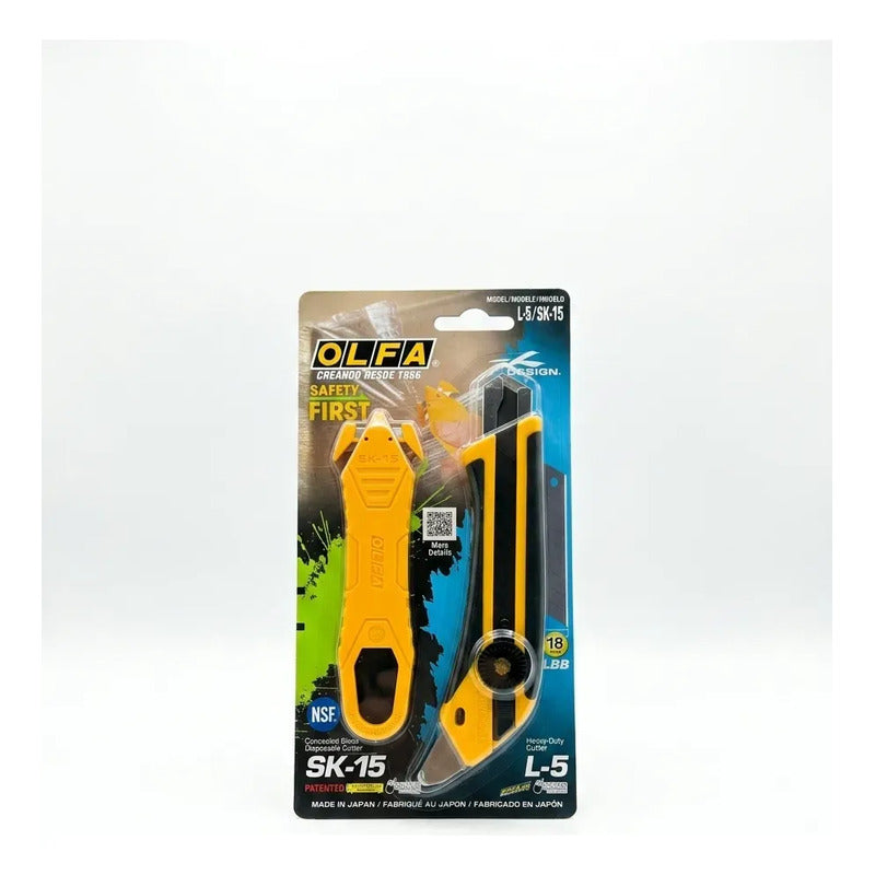 Pack L-5 + Sk-15 Cuchillo Seguridad
