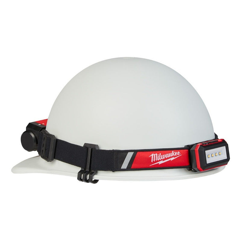 Milwaukee Linterna Frontal Recargable Usb 600 Lm 2115-21 S.f Color De La Luz Blanco Rojo