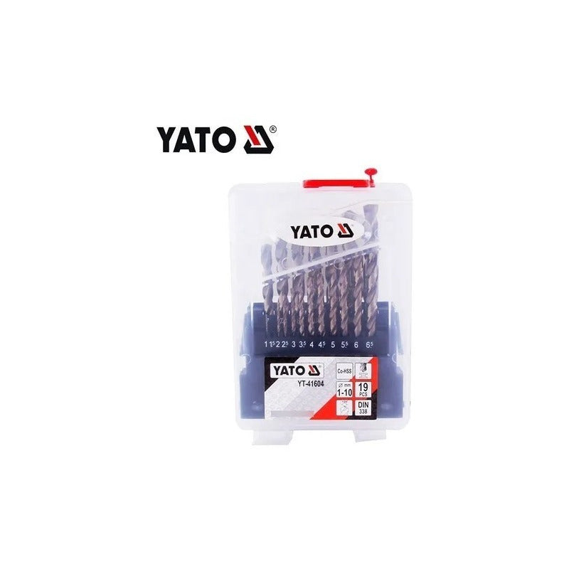 Juego Brocas De Cobalto 1-13mm 25pzas Yato Yt-41605