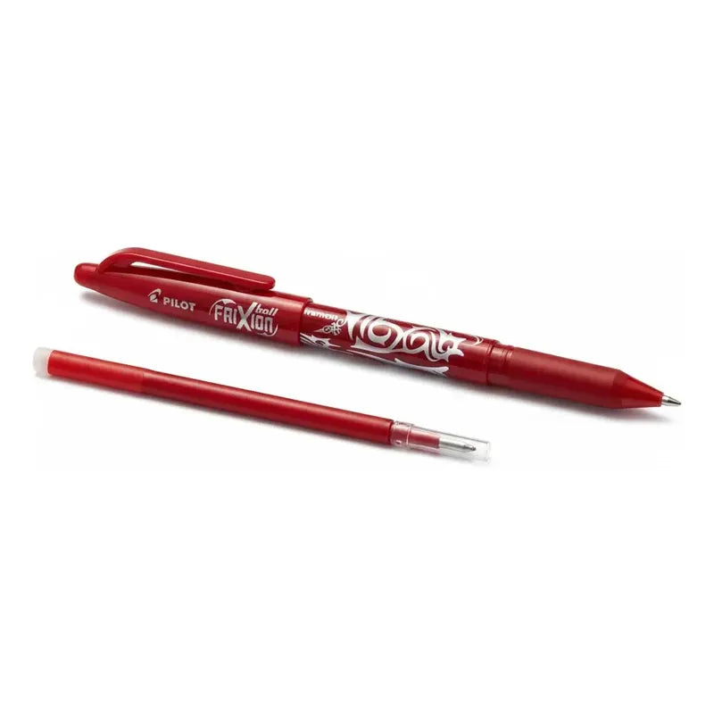 Set Lápiz Pilot Frixion Borrable 0.7mm Rojo + 1 Repuesto
