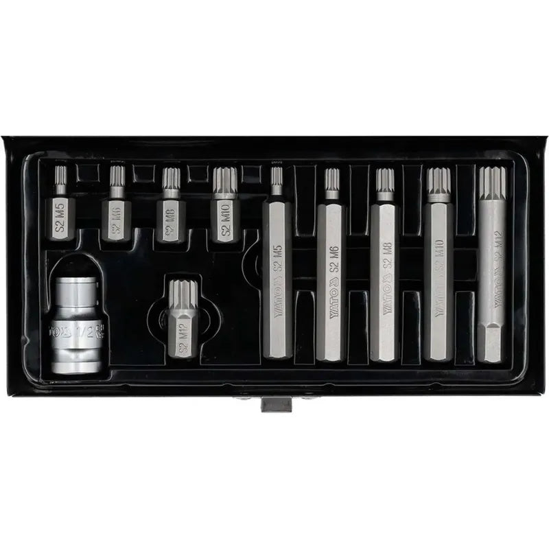 Juego De Puntas Imbus 11 Pzas - Yato Yt-0415 Negro