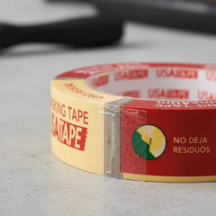 Cinta De Papel Para Enmascarar Masking Tape 24mm X 40m Beige Lisa