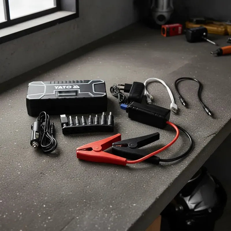 Partidor De Bateria Profesional Mini Yato Yt-83082 Portatil