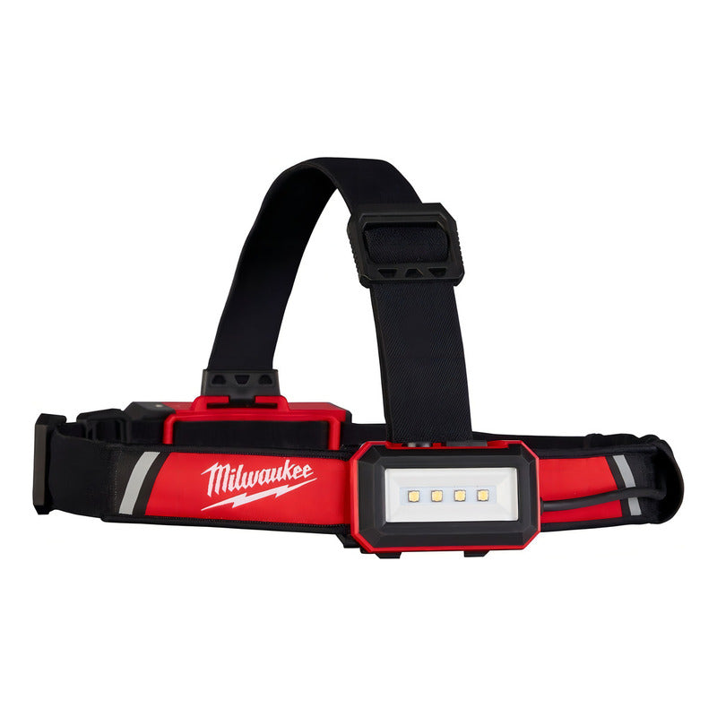 Milwaukee Linterna Frontal Recargable Usb 600 Lm 2115-21 S.f Color De La Luz Blanco Rojo