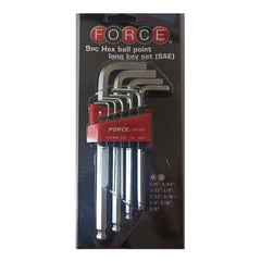 Juego Llaves Allen Larga 1/16  A 3/8  Force 5093lbs