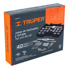Juego Machos Y Terrajas 40pcs Truper