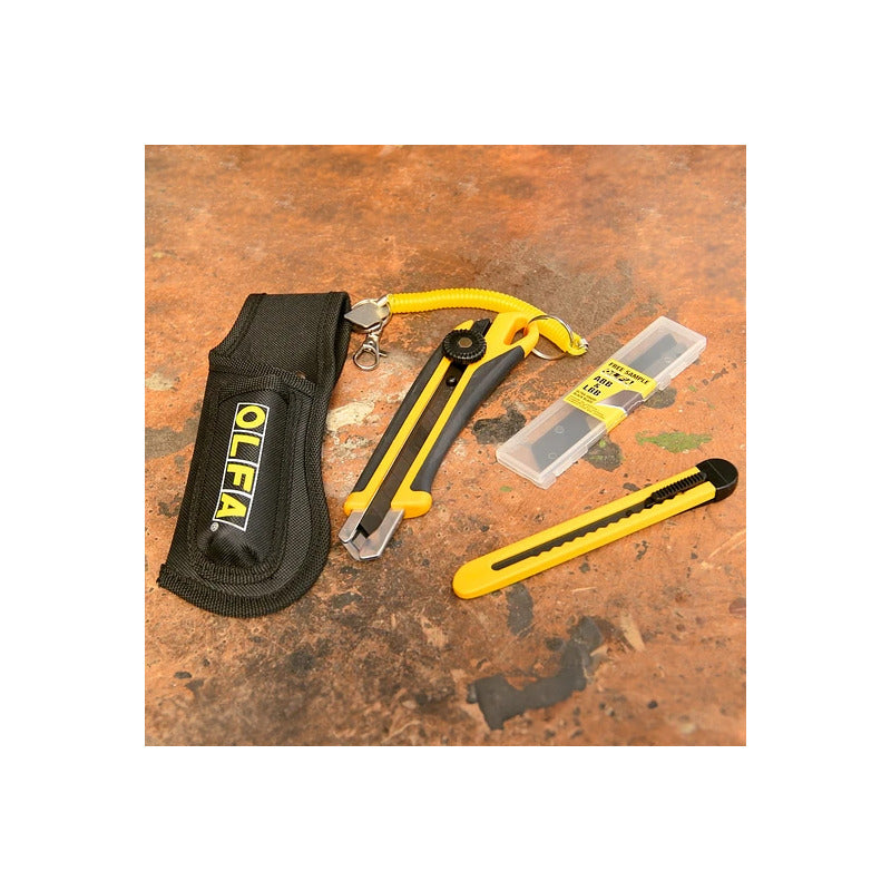 Pack Cuchillos 18-9 Mm Con Estuche Y Accesorio - Olfa