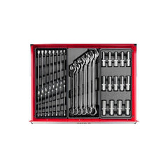 Carro De Trabajo Movil 6 Gabinetes 177 Pcs Yato Yt-55300 Rojo