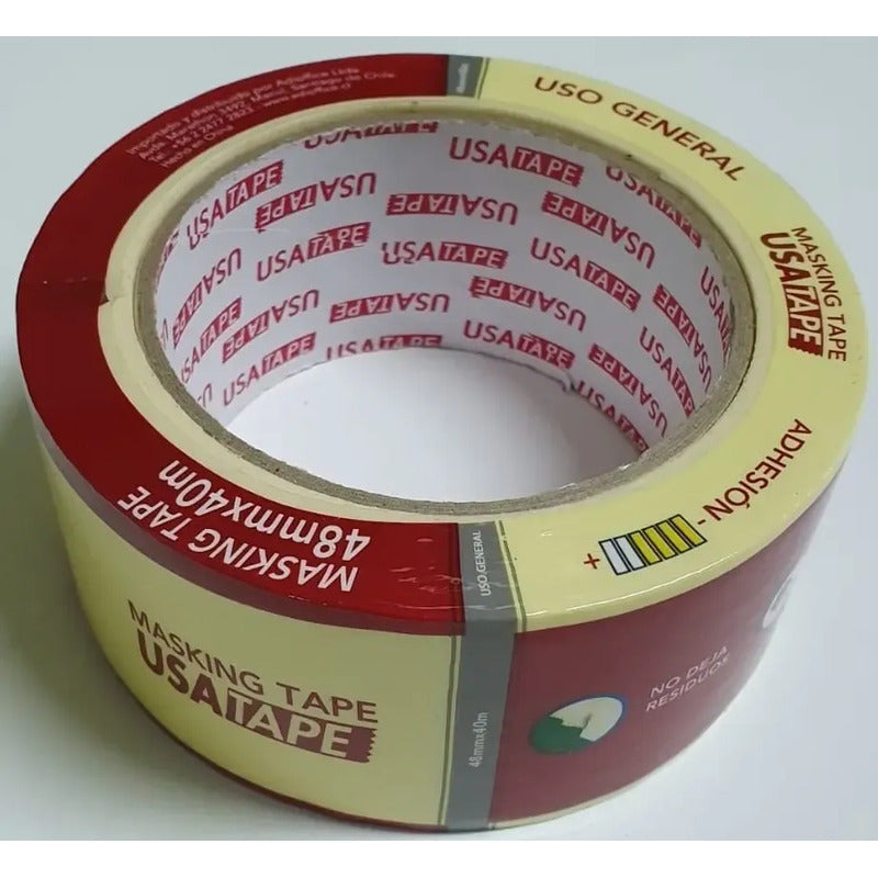 Pack 3 Cintas Papel Para Enmascarar Masking Tape 48mm X 40m