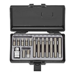 Juego Puntas Allen [] 1/2 15 Pzas. 4 A 12 Mm.  Force 4155