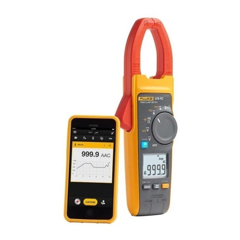 Pinza Amperimétrica Digital De Ca/cc Fluke 376 Fc Con Iflex 2500a