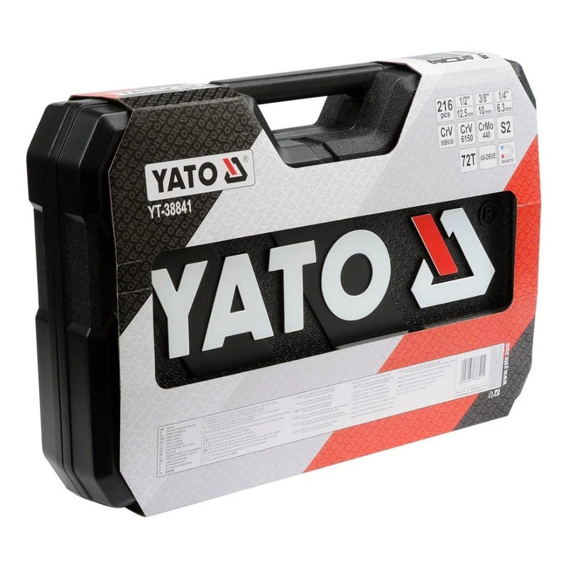 Juego De Dados Yato Polonia, Caja 216 Pcs, Yt-38841 Original