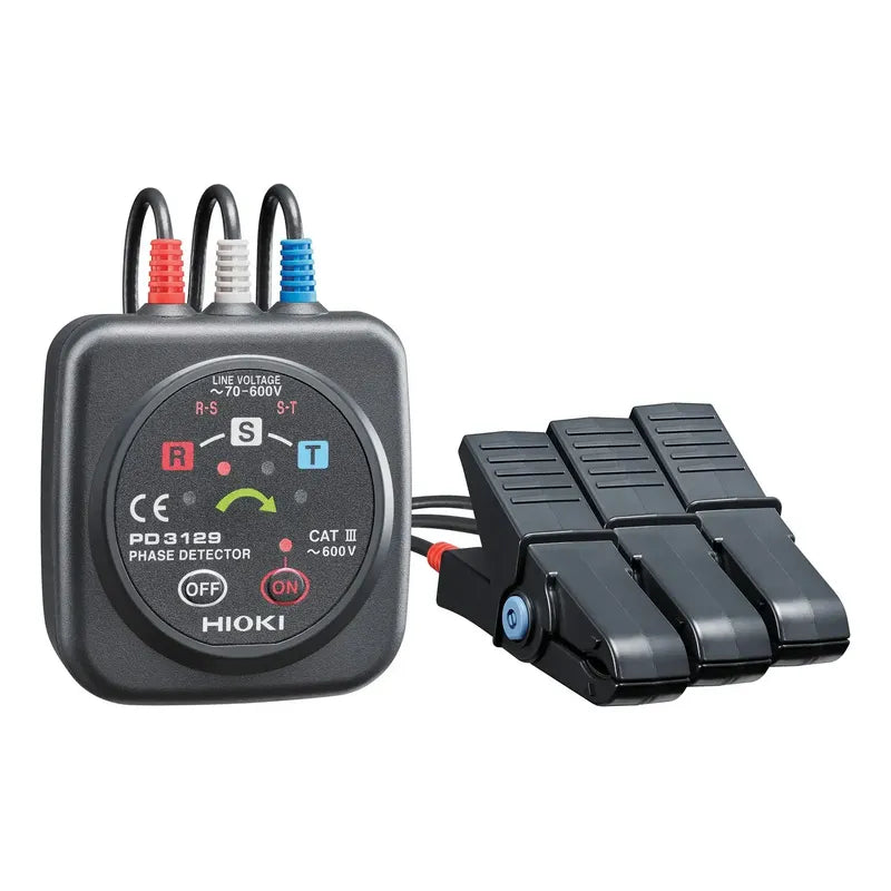 Probador De Rotación De Fase Sin Contacto Hioki Pd3129 Negro