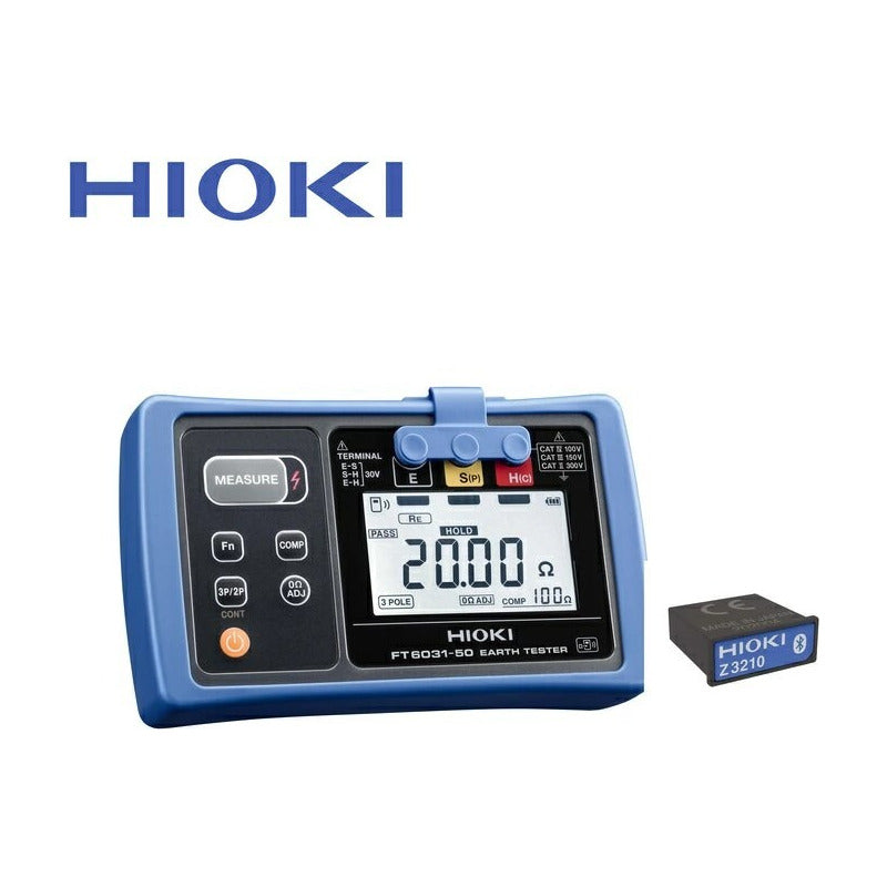 Medidor Puesta A Tierra 3 Polos Hioki Ft6031-90 + Bluetooth