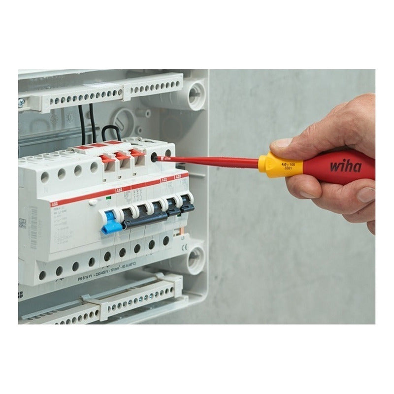 76208 Llave Ajustable 8 Aislado 1000v Wiha - 200mm Rojo