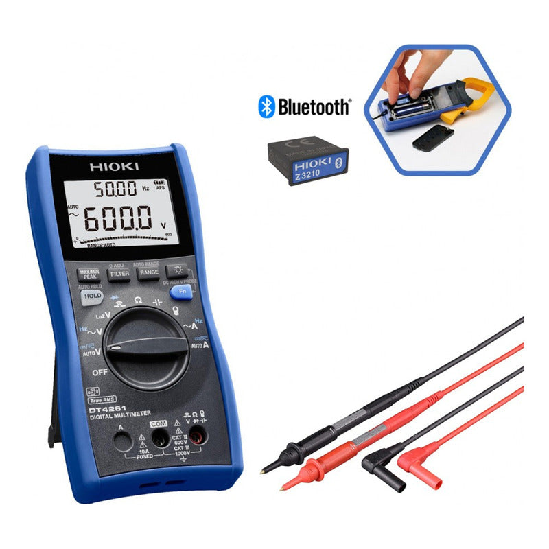 Multímetro Hioki Dt4261-90 10a 1000v Bluetooth